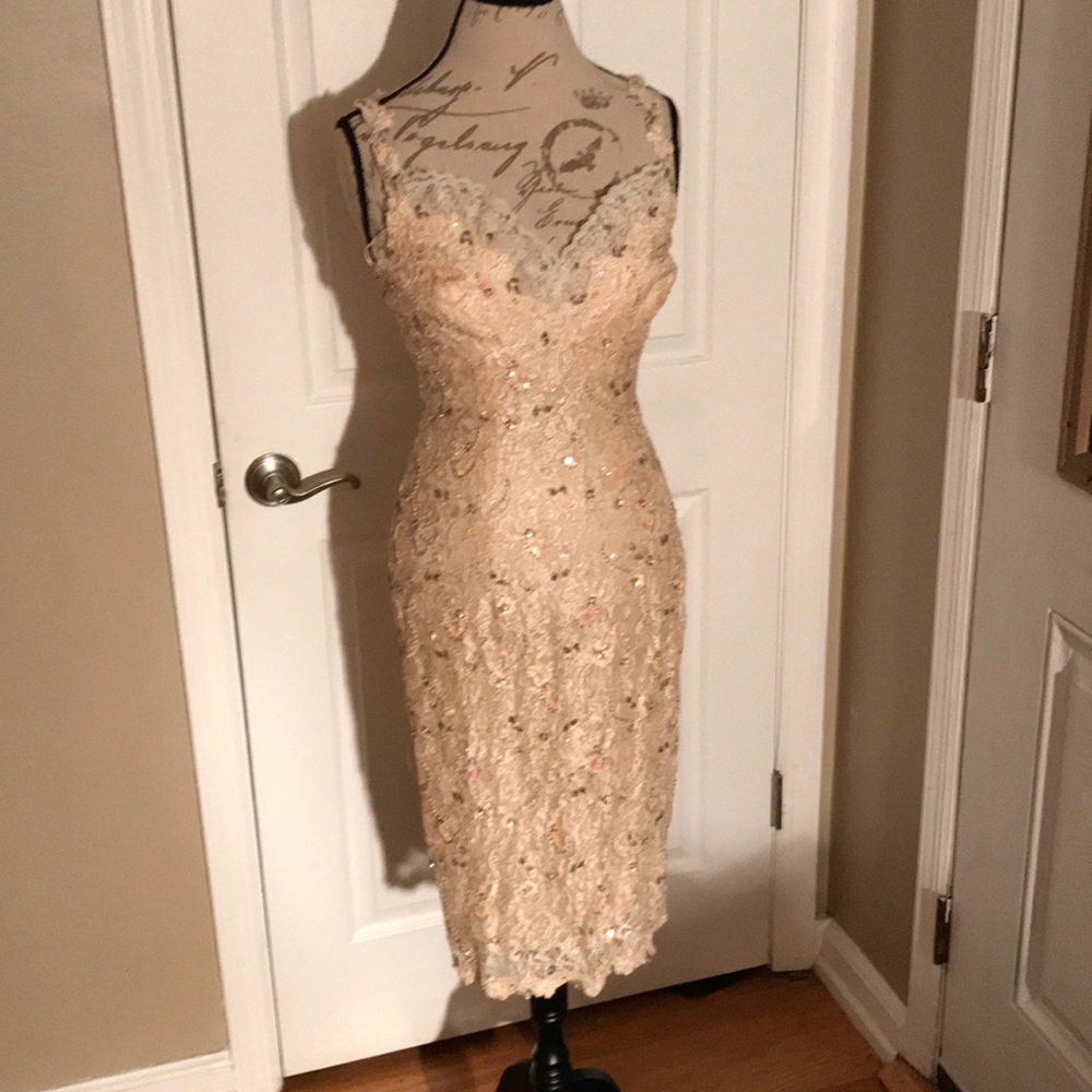 Cocktail Dress-Mandalay-Sequined & Jeweled